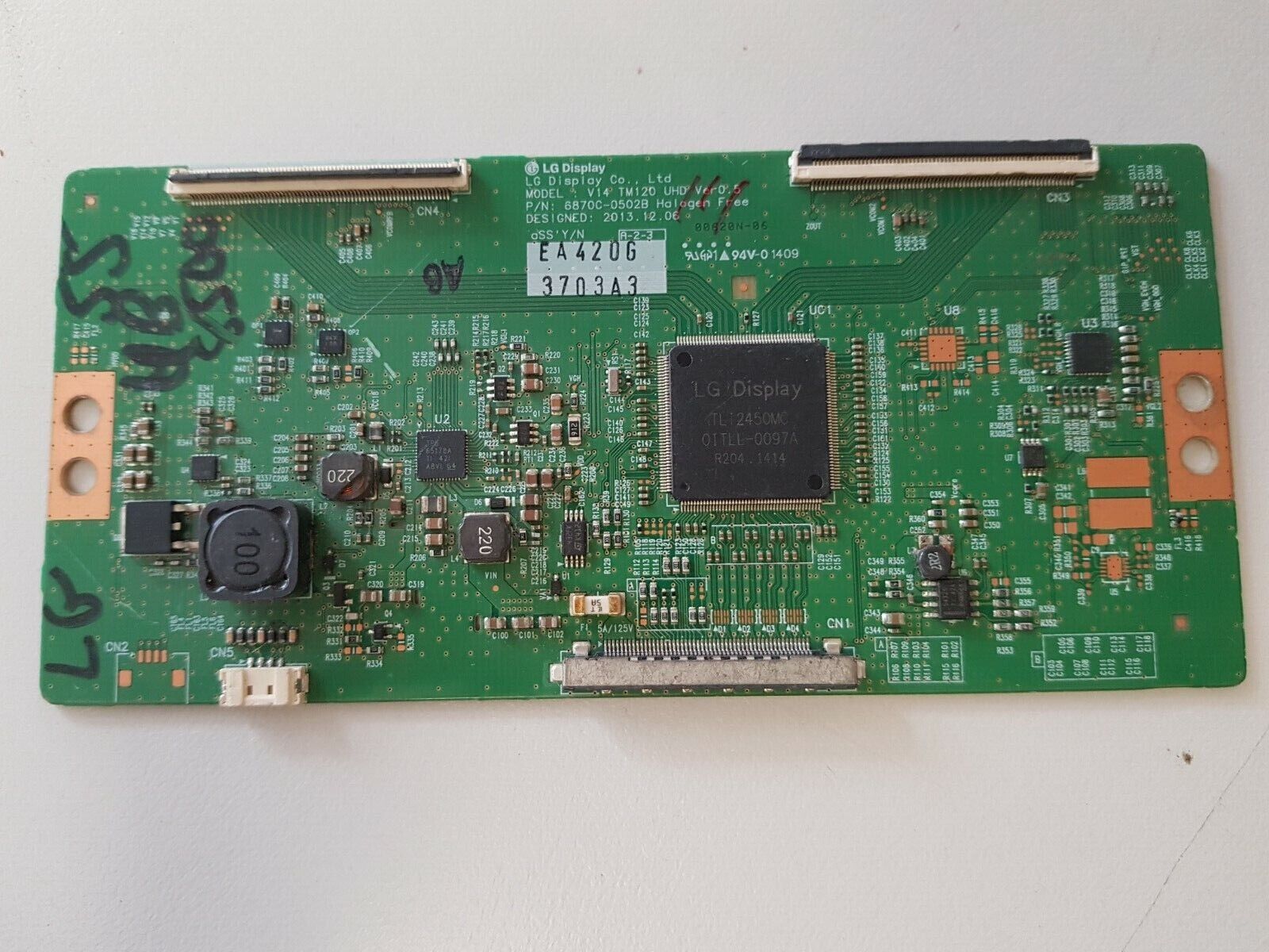 GENUINE LG 55UB8500 T-CON BOARD 6871L-3703A  6870C-0502B