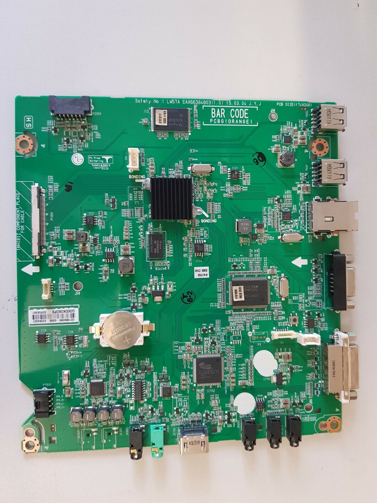 GENUINE LG 43SE3KB-B Main Board (DISPLAY MODEL) EAX66384803