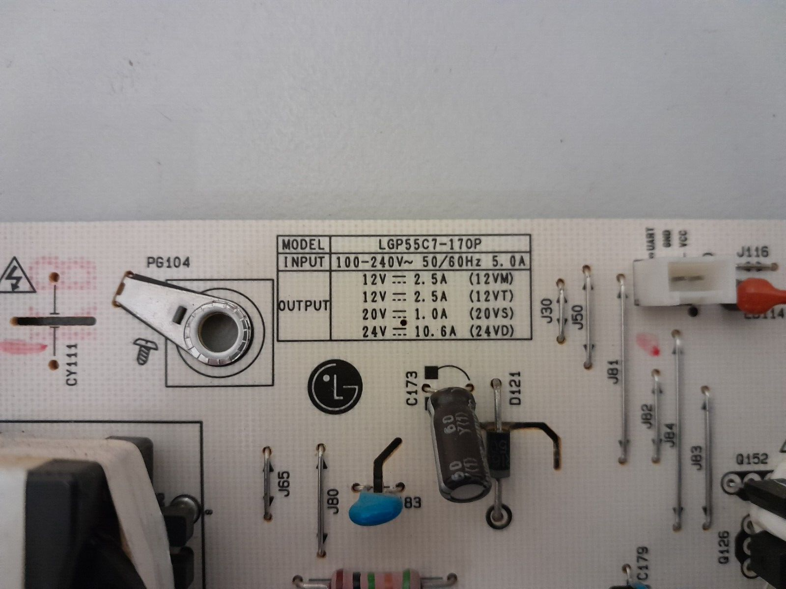 GENUINE LG OLED 55C7T POWER SUPPLY BOARD EAY64510601