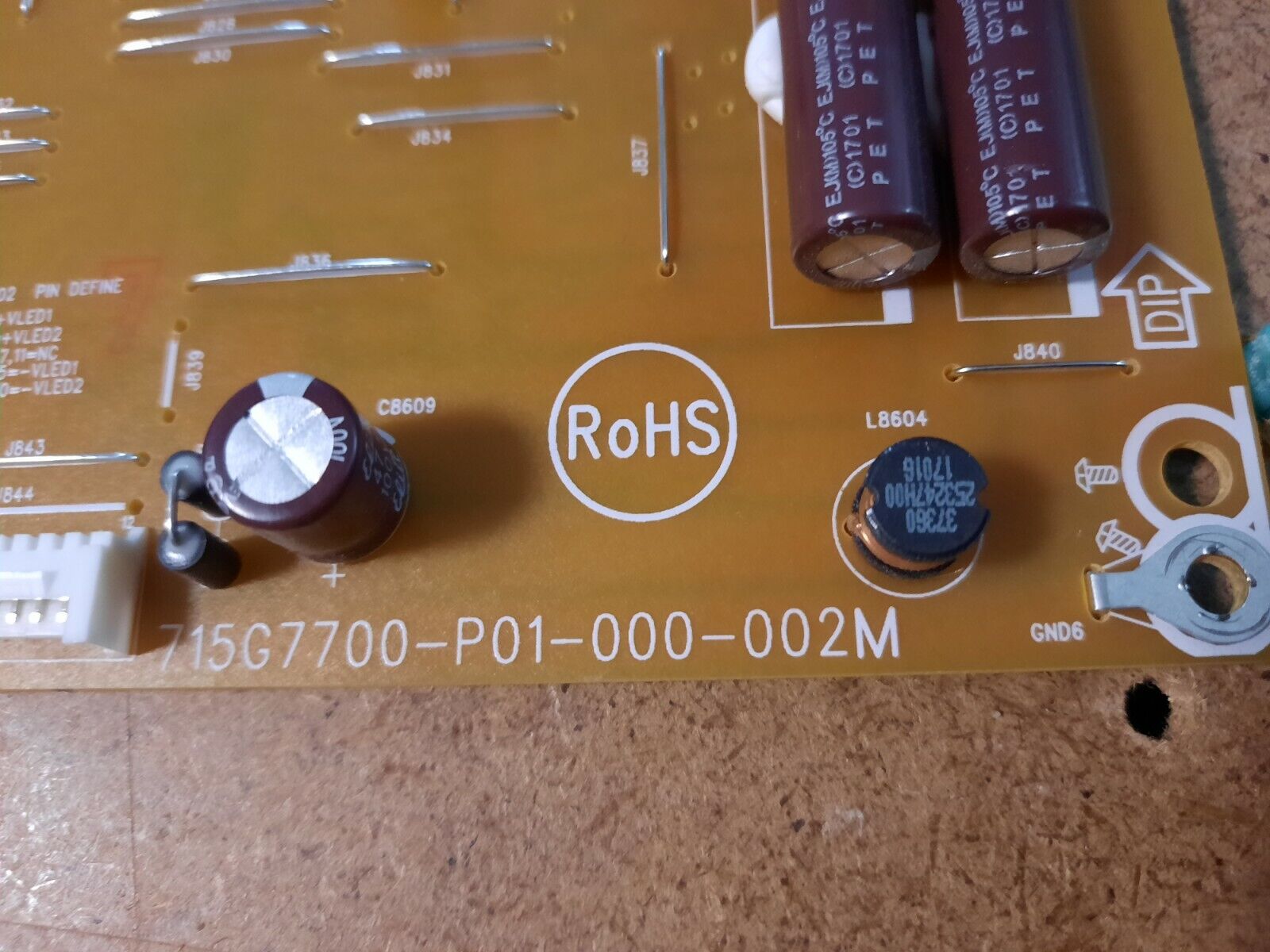 GENUINE PHILIPS 65PUS6121 LED Driver Board - 715G7700-P01-000-002M