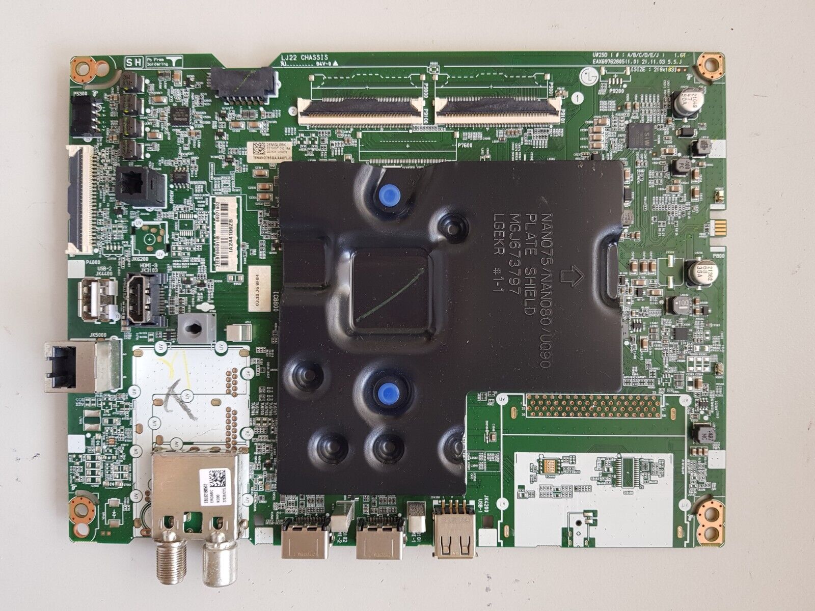GENUINE LG 75NANO75SQA.AAUFLJD MAIN BOARD EAX69762805 1.0 EBT66971002