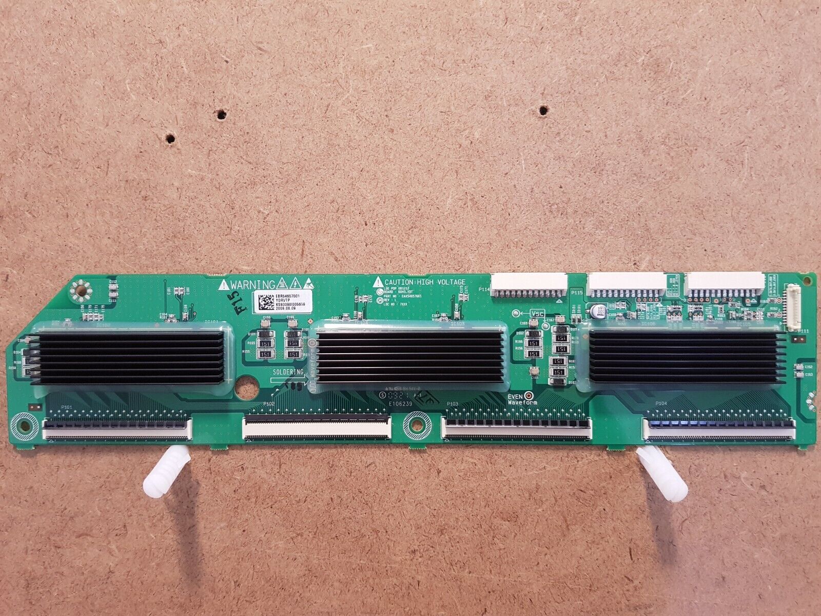 GENUINE LG 60PS60-FD Y-Drive Upper Board - EAX54657601 REV: L EBR54657501