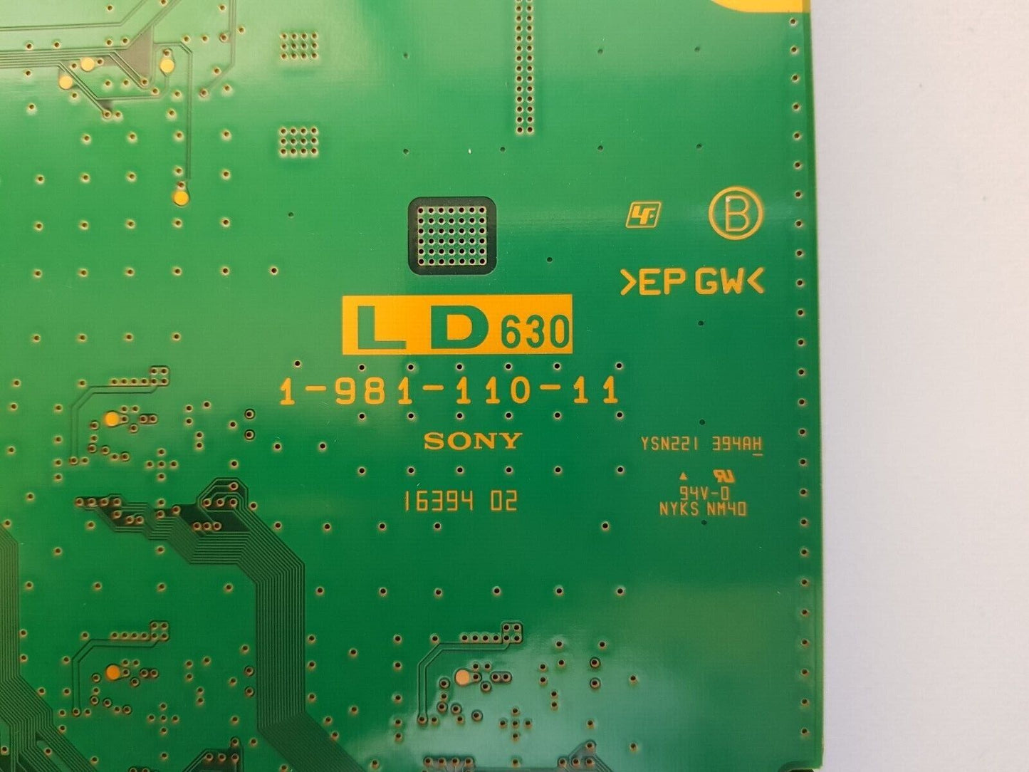 GENUINE SONY 65Z9D LED INVERTER BOARD A2119309A 1-981-110-11