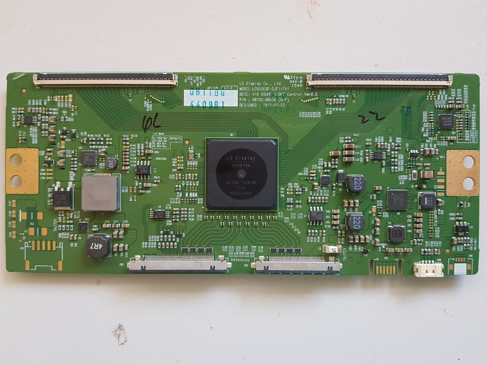 GENUINE LG 65UH7700 T-CON BOARD 6870C-0603A 6871L-4409B