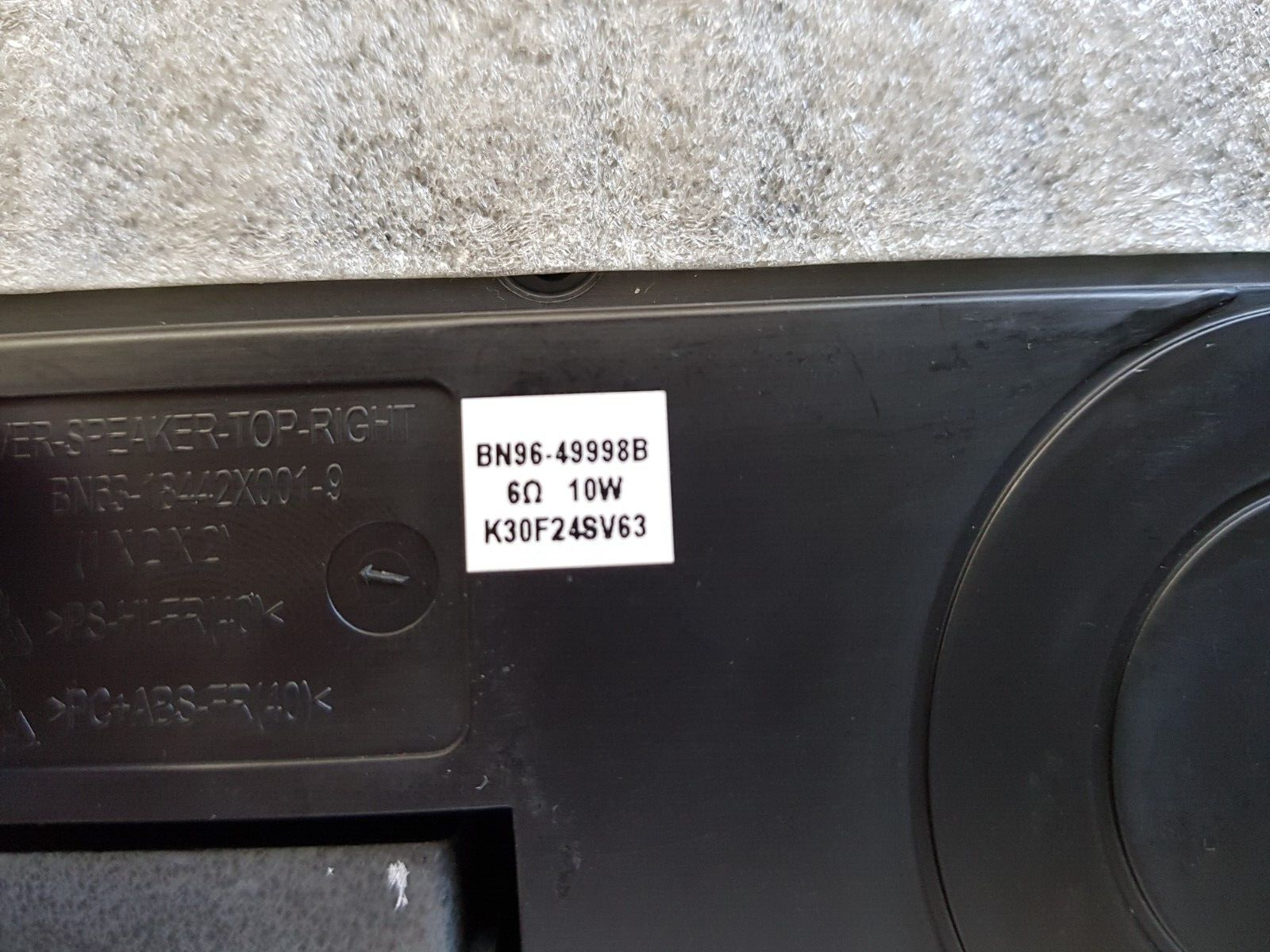 GENUINE SAMSUNG UA55TU8000 SPEAKERS BN96-49998B