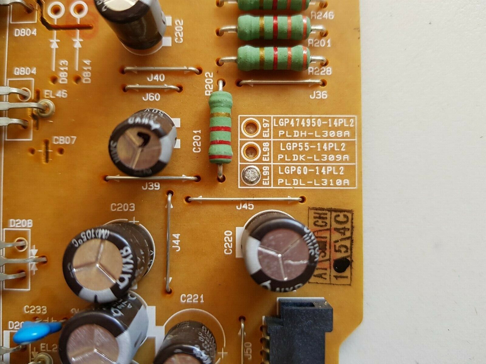 GENUINE LG 60LB6500 POWER SUPPLY BOARD EAY63072201 EAX65423801 LGP60-14LP2