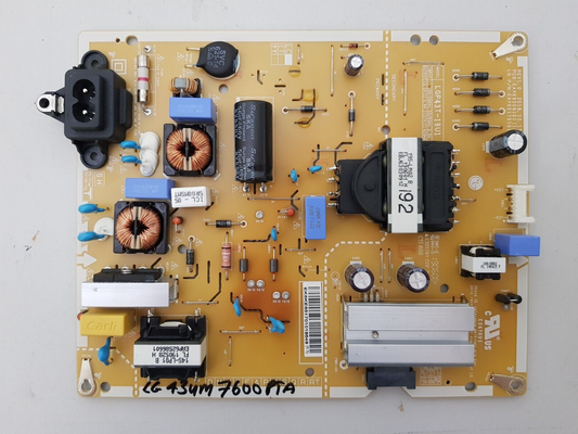 GENUINE LG 43UM7600 POWER SUPPLY BOARD EAY65170101 LGP43T-19U1 EAX68304101 1.7