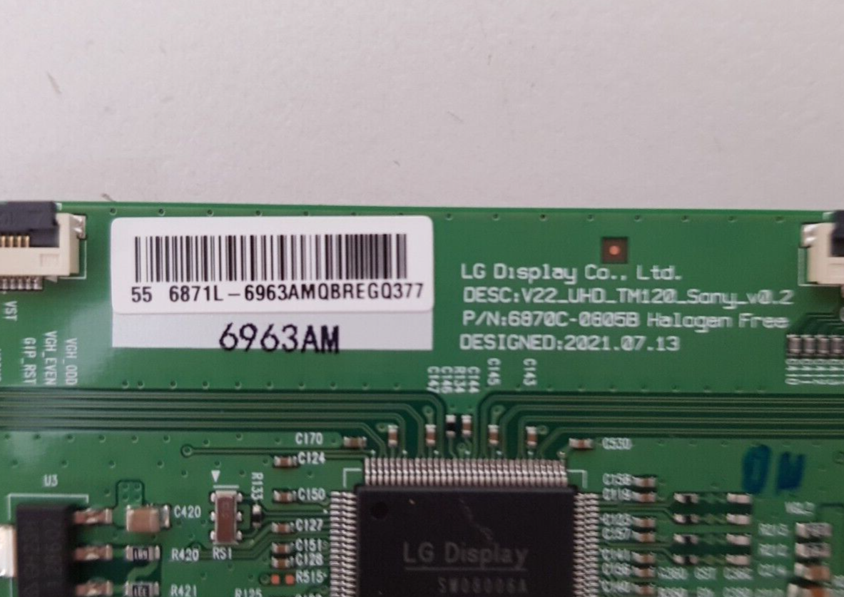 GENUINE SONY KD 55X75K T-CON BOARD 6871L-6963A 6870C-0805B