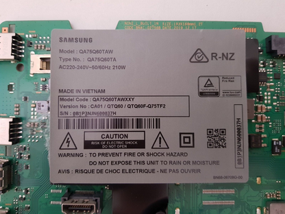 GENUINE SAMSUNG QA75Q60TAW (VER CA01) MAIN BOARD BN41-02756B BN94-15325V