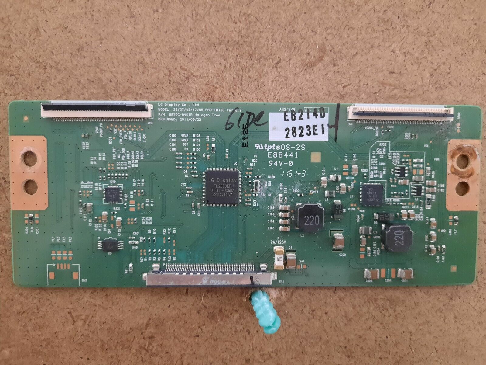 GENUINE LG 42LA620T T-Con Board - 6870C-0401B 6871L-2823E 