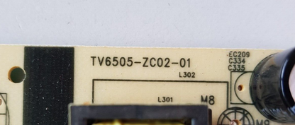 GENUINE HITACHI 58QLEDSM20 POWER SUPPLY BOARD TV6505-ZC02-01