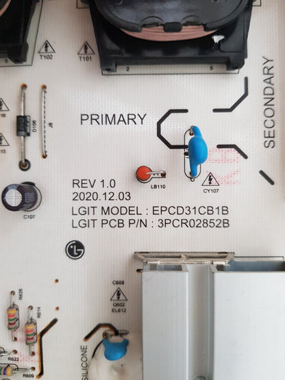 GENUINE LG 86NANO75TPA POWER SUPPLY BOARD EAY65895552 LGP86NT-21U