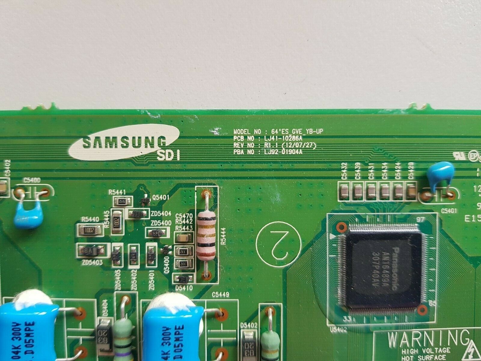 GENUINE SAMSUNG PS64F5500 Y-BUFFER UP BOARD LJ41-10286A LJ92-01904A