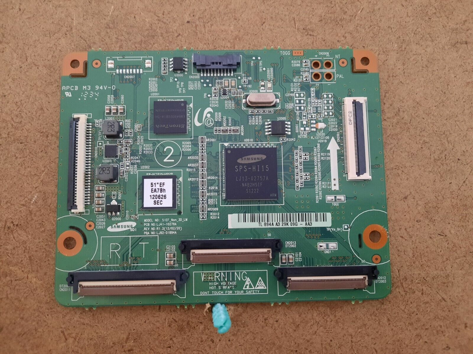 GENUINE SAMSUNG PS51E531 Logic Control Board - BN96-22411A LJ92-01894A