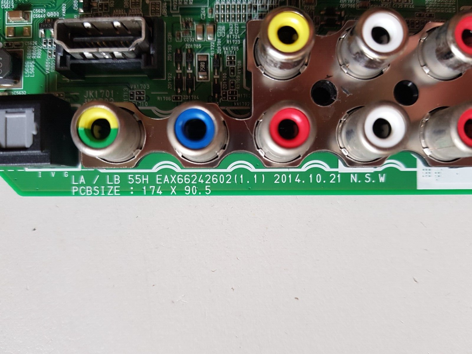GENUINE LG 42LF5500 MAIN BOARD EAX66242602 (1.1) EBT63768601 63005801