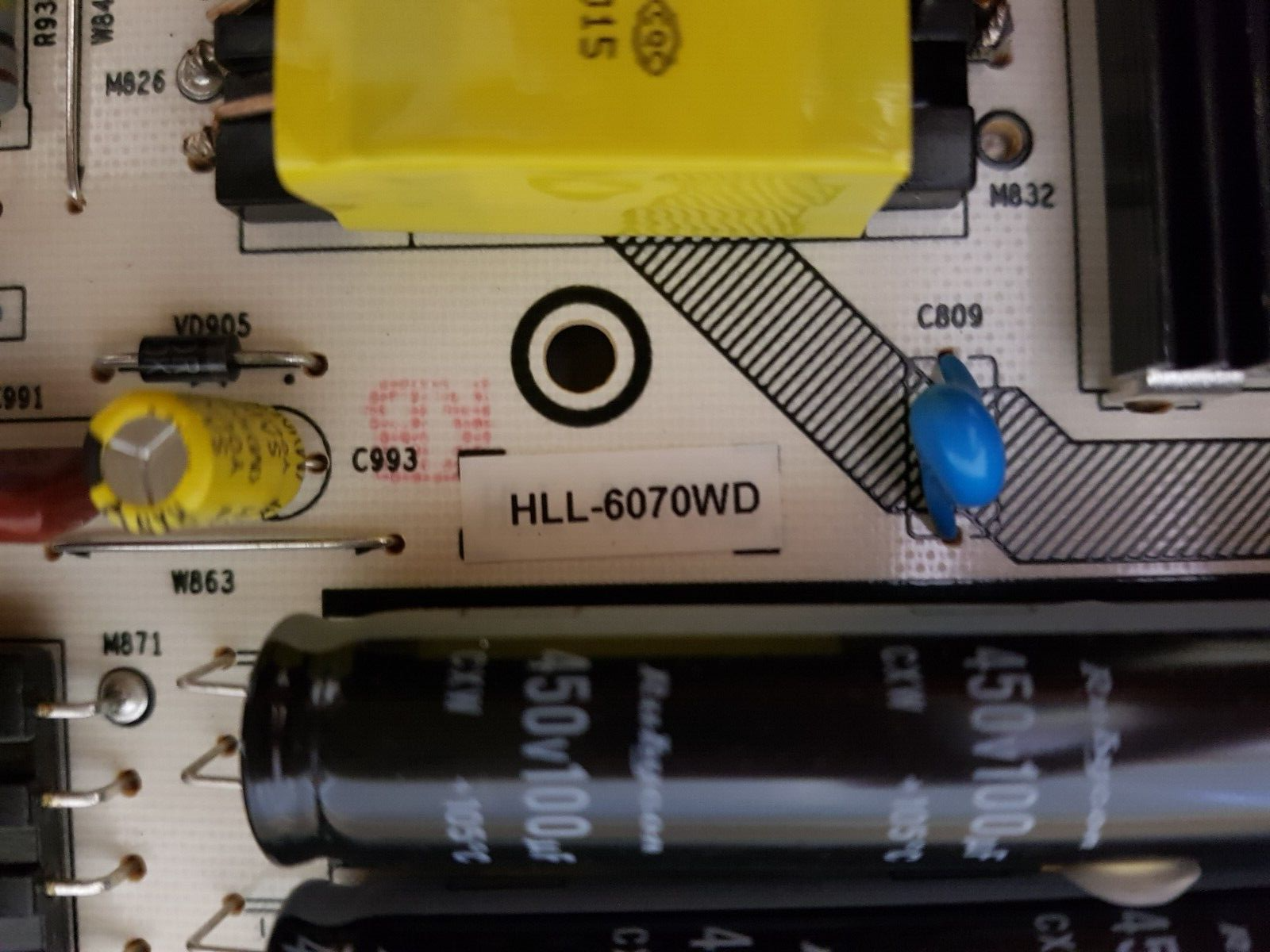 GENUINE HISENSE 65M7000UWG POWER SUPPLY BOARD RSAG7.820.6675 HLL-6070WD 196327