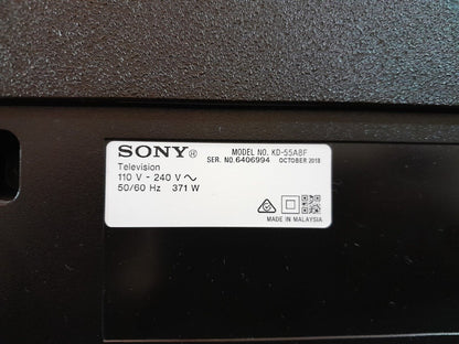 GENUINE SONY 55A8F STAND & SCREWS