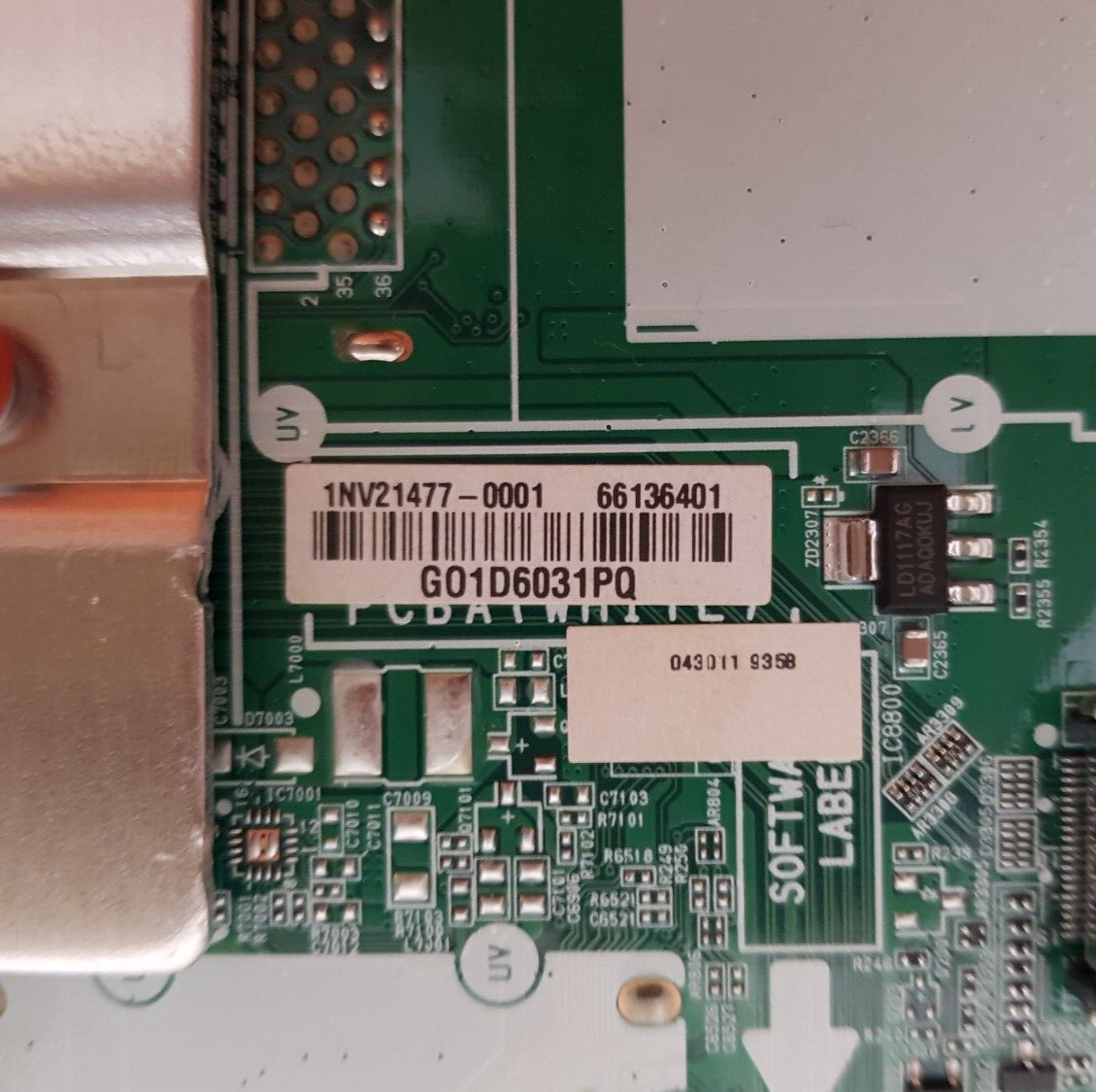 GENUINE LG 50UN7300PTA -AAUSLJD MAIN BOARD EAX69083603 1.0 EBU66136401