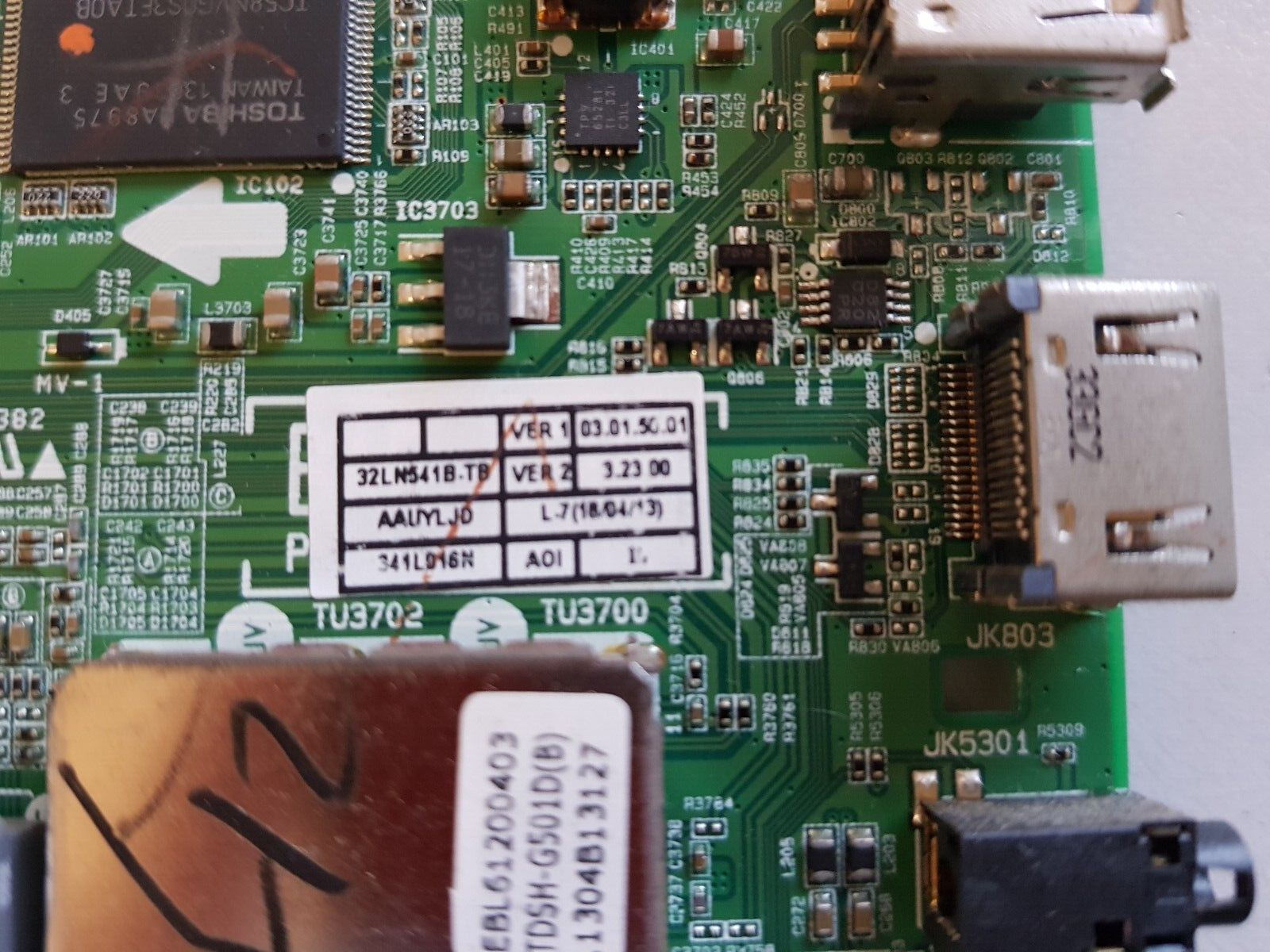 GENUINE LG 32LN541B MAIN BOARD 341L016N EAX65049105 (1.1)