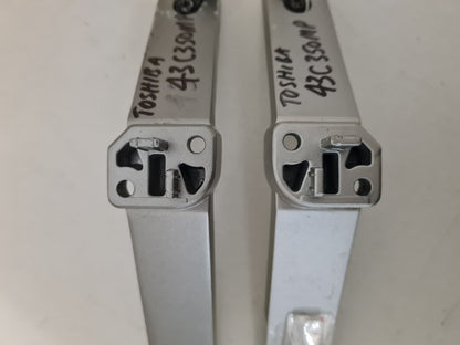 TOSHIBA 43C350MP L&R FEET & SCREWS