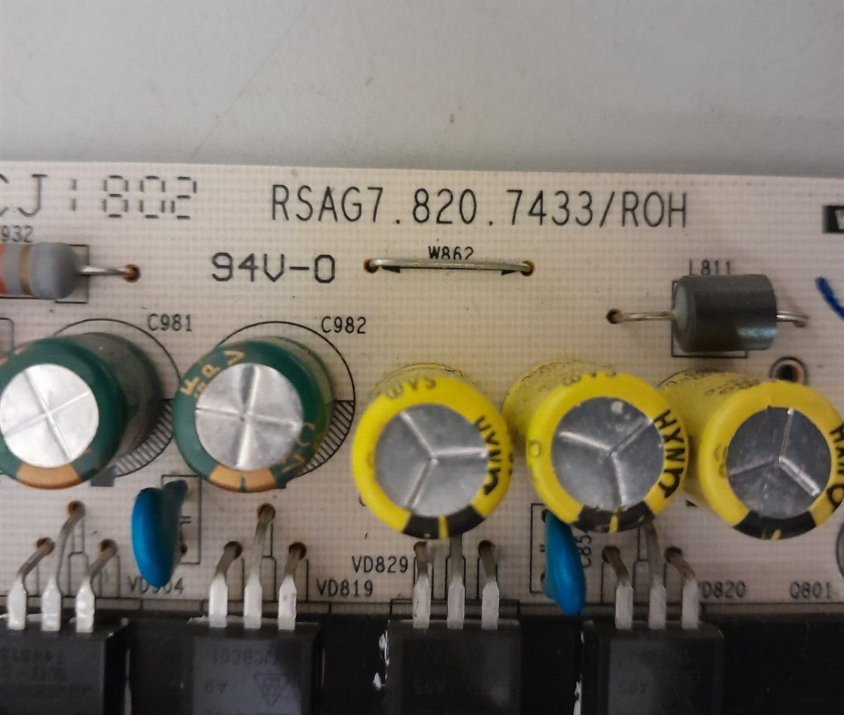 GENUINE HISENSE 50N6 POWER SUPPLY BOARD RSAG7.820.7433 HLL-4860WL 216181