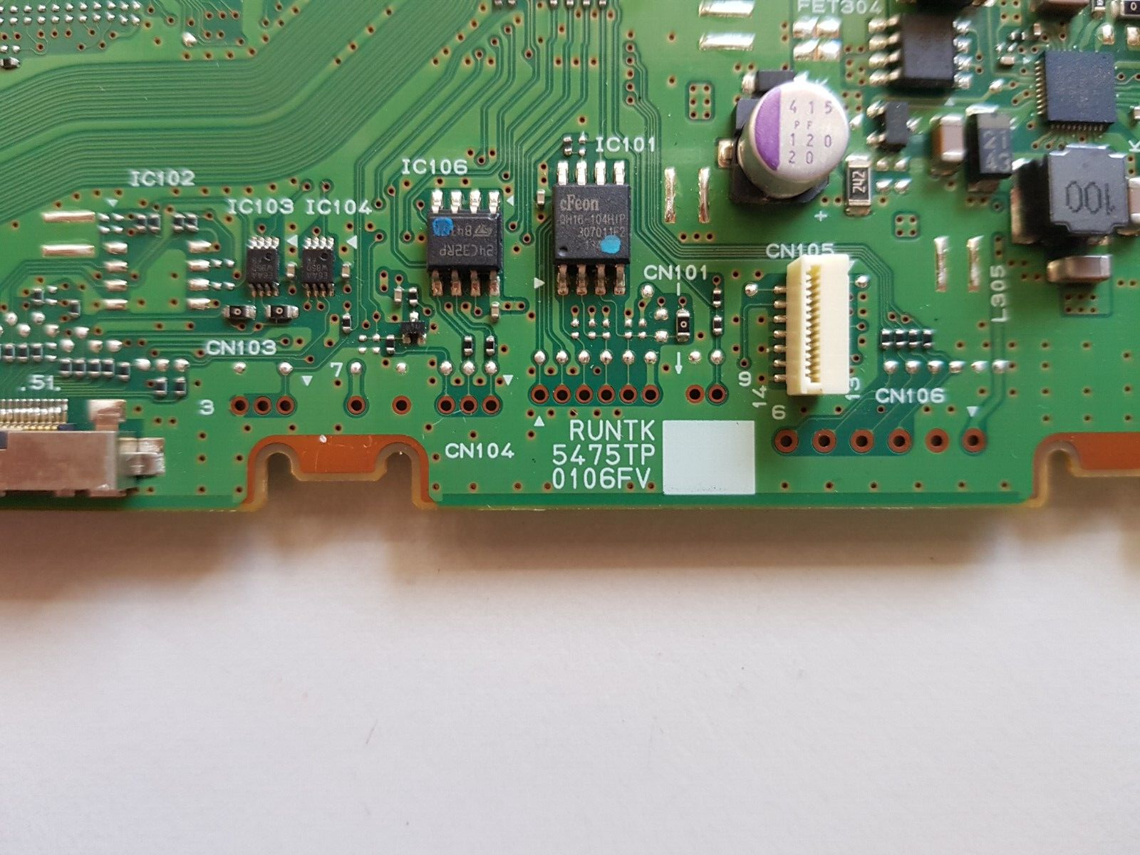 GENUINE SONY KDL60W850B T-CON BOARD RUNTK5475TP 1P-013AX00-4011