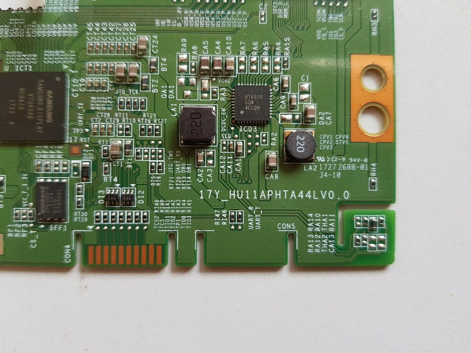 GENUINE JVC LT55N685A T-CON BOARD 17Y_HU11APHTA44LV0.0