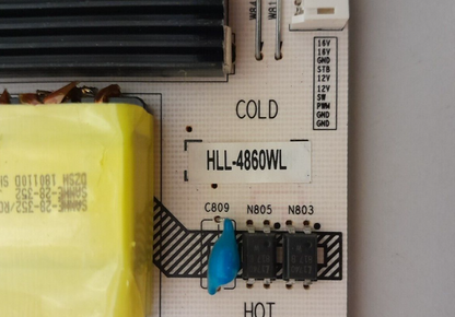 GENUINE HISENSE 50N6 POWER SUPPLY BOARD RSAG7.820.7433 HLL-4860WL 216181