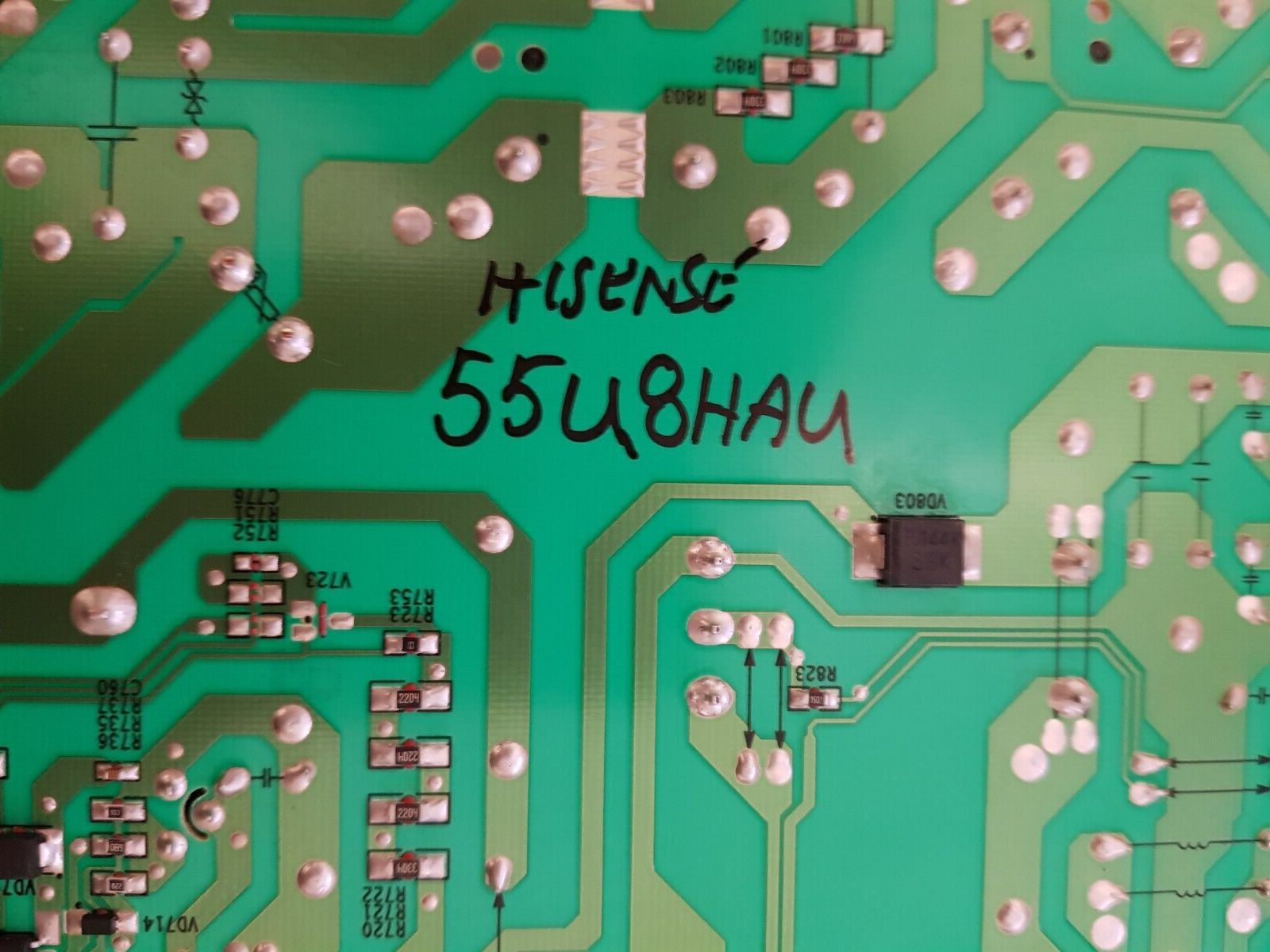 GENUINE HISENSE 55U8HAU POWER SUPPLY BOARD 10751-E  RSAG7.820.10751
