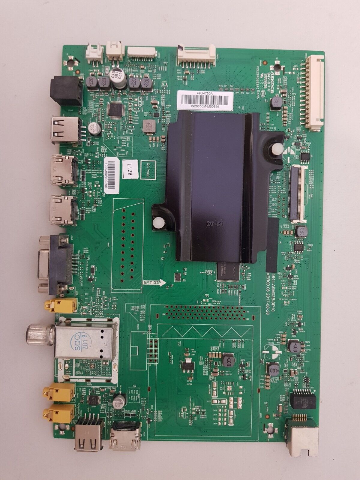 GENUINE TOSHIBA 49U4750A MAIN BOARD 5844-A9M02B-0P10
