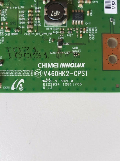GENUINE SAMSUNG UA55ES6800 (Version CD01) T-CON BOARD BN96-21636A V460HK2-CPS1