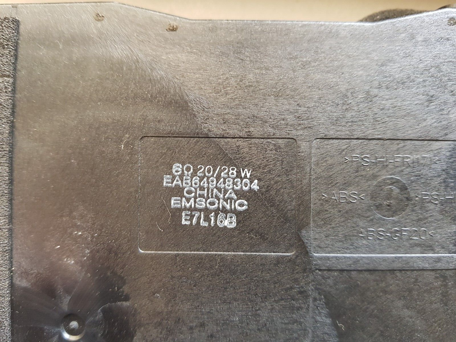GENUINE LG 65SK8500PTA L&R SPEAKERS EAB64948303 EAB64948304