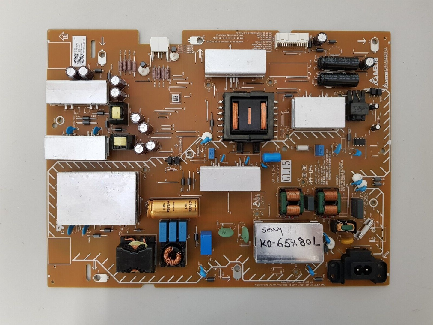 GENUINE SONY KD 65X80L POWER SUPPLY BOARD GL15 AP-P313AM 2955071205