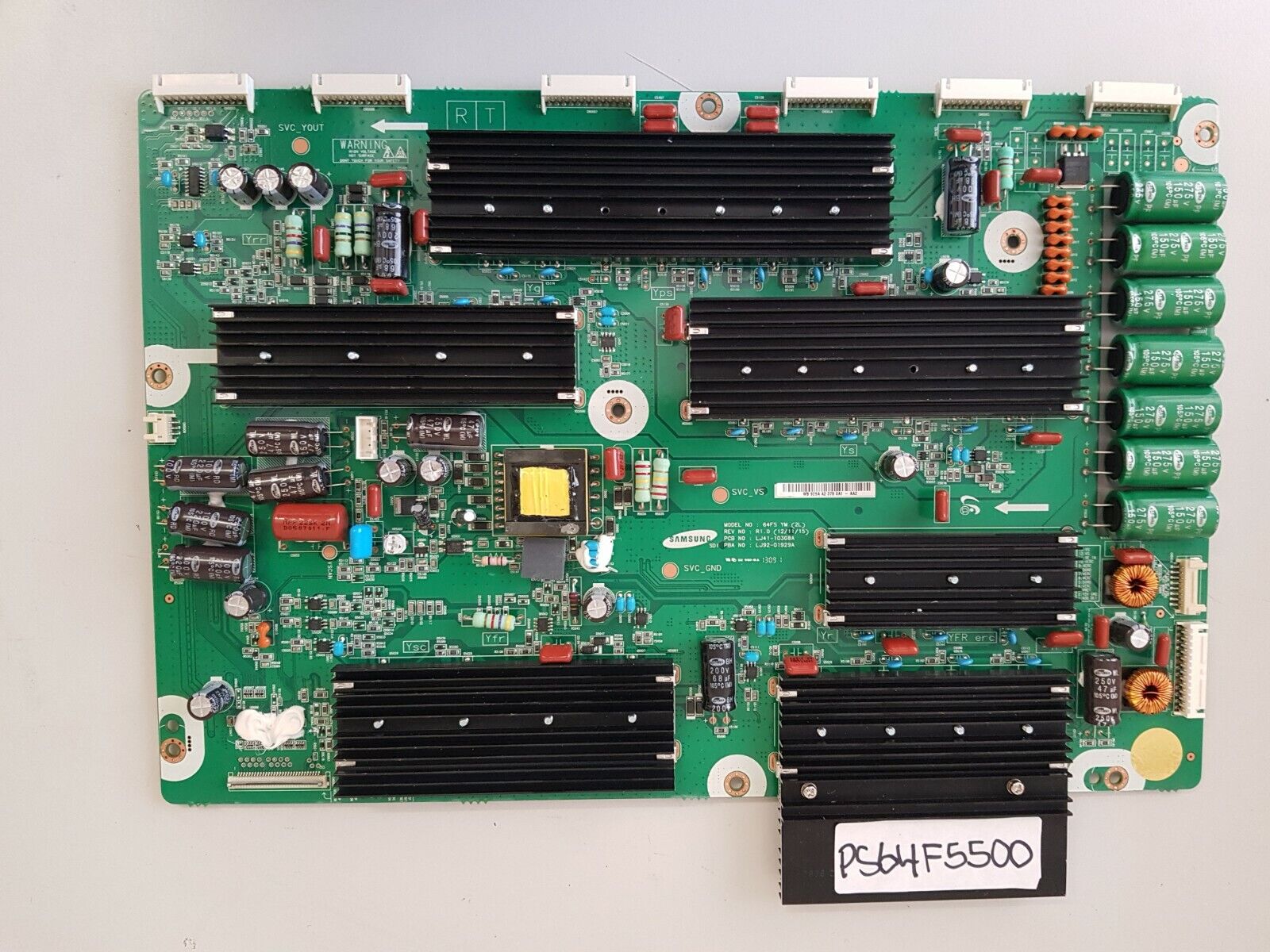 GENUINE SAMSUNG PS64F5500 Y-MAIN BOARD  LJ41-10308A LJ92-01929A