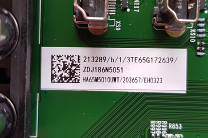 GENUINE HISENSE 65N6 MAIN BOARD RSAG7.820.6175 HA65M5010UWT 213289