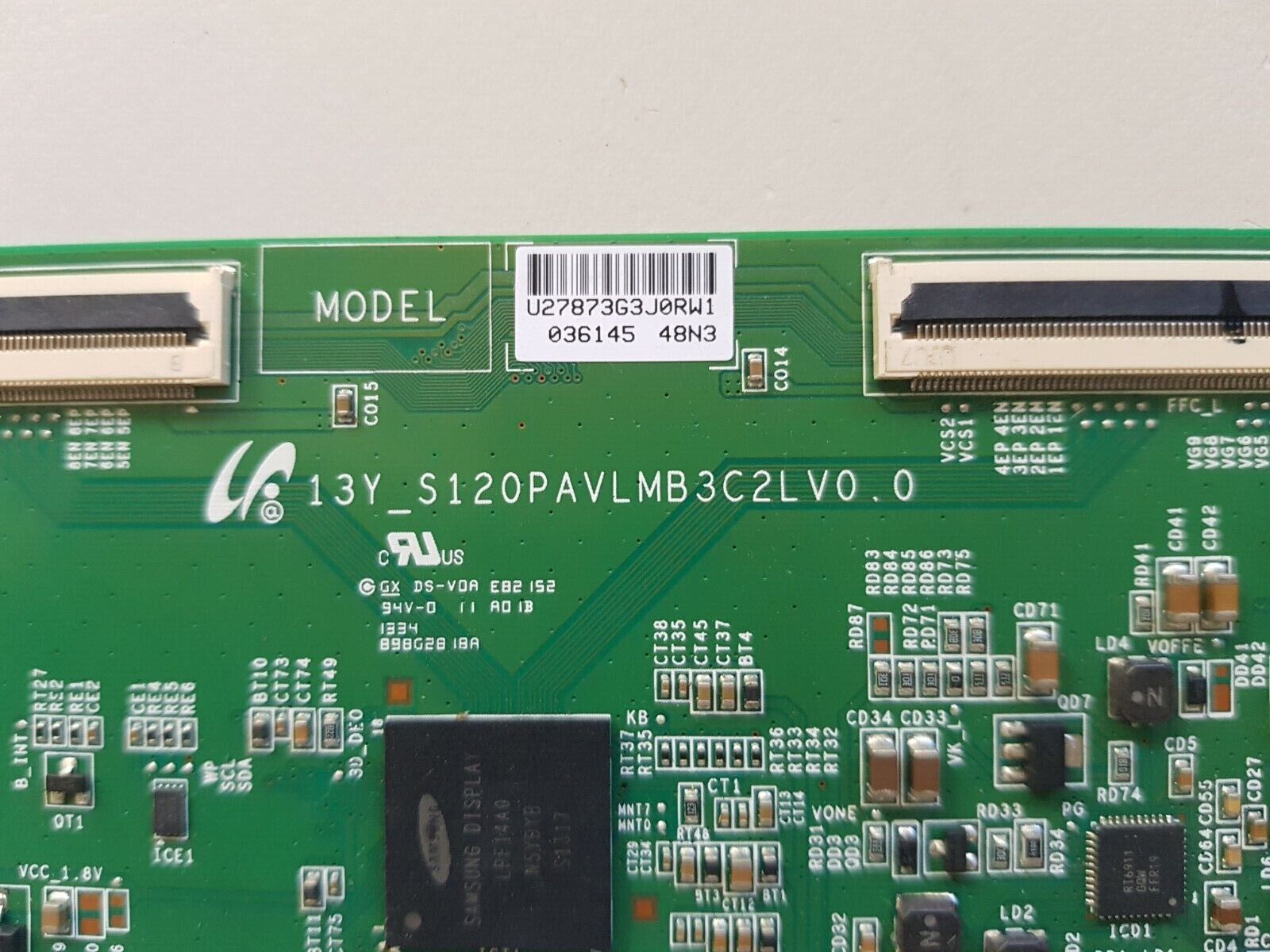 GENUINE SONIQ E48W13A T-CON BOARD 13Y_S120PAVLMB3C2LV0.0 U27873G3J0RW1 036145 48