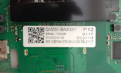 GENUINE SAMSUNG QA55S95BAW XXY (VER FE03) MAIN BOARD BN94-17608K