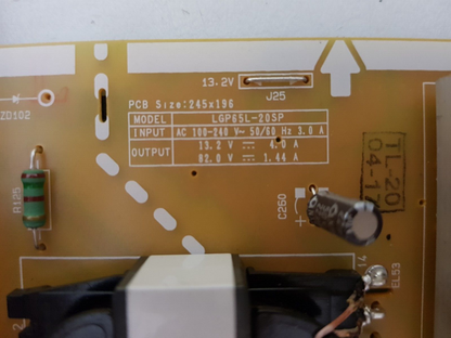 GENUINE LG 65NANO91TNA POWER SUPPLY BOARD EAY65729611 EAX69067701 1.8
