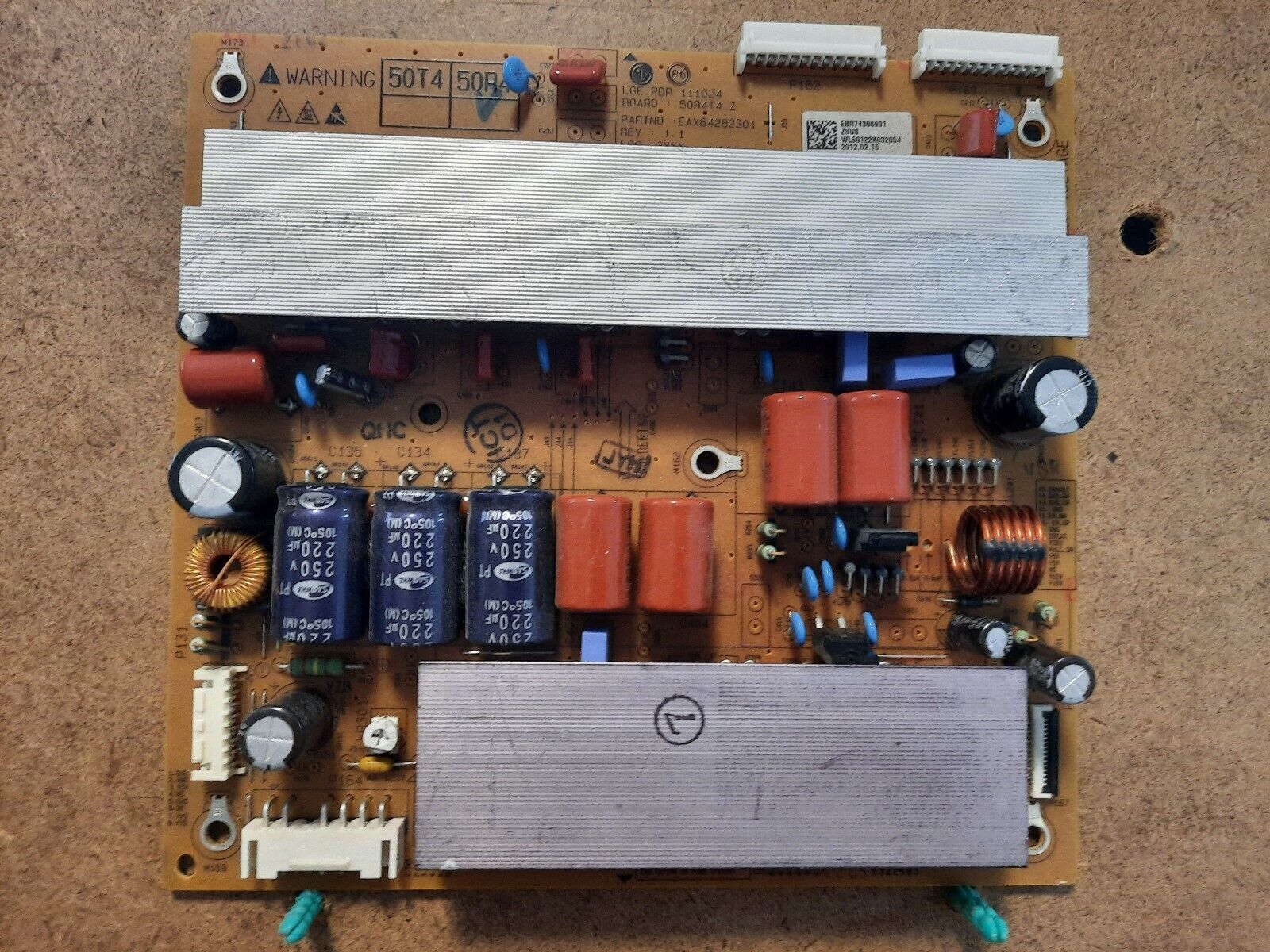 GENUINE LG 50PA6500 Z-Sustain Board - EBR74306901 EAX64282301