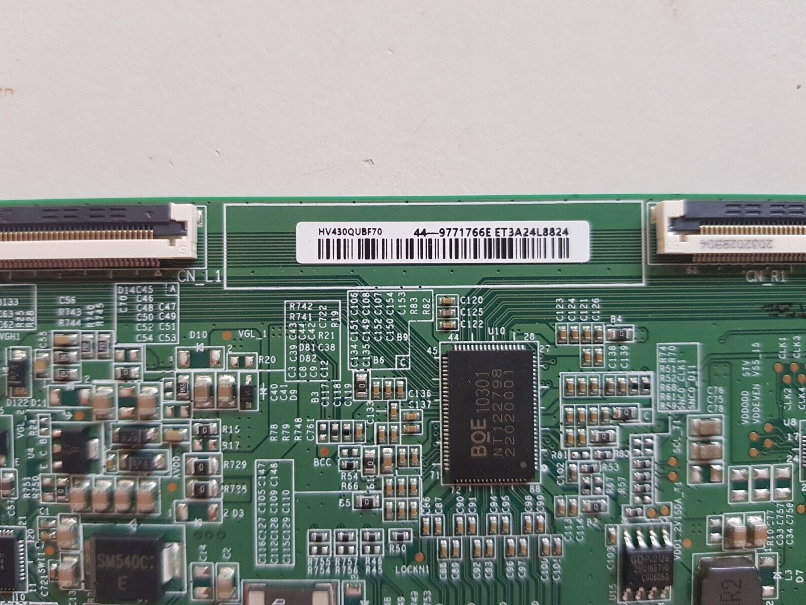 GENUINE PHILIPS 43BDL4550D DISPLAY PANEL T-CON BOARD HV430QUBF70