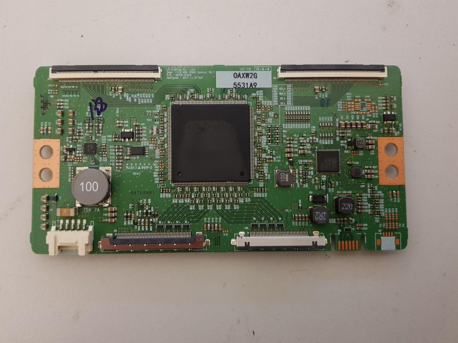 GENUINE LG  75SK8000PTA .AAUWLJD TCON BOARD 6871L-5531A