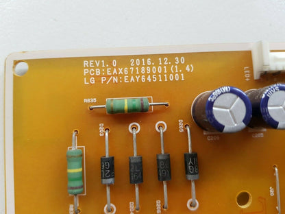 GENUINE LG 65UJ632T POWER SUPPLY BOARD EAY64511001 EAX67189001 (1.4)