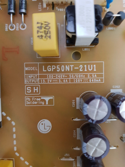 GENUINE LG 50UQ9000 POWER SUPPLY BOARD EAX69502004 (1.0) EAY65895564