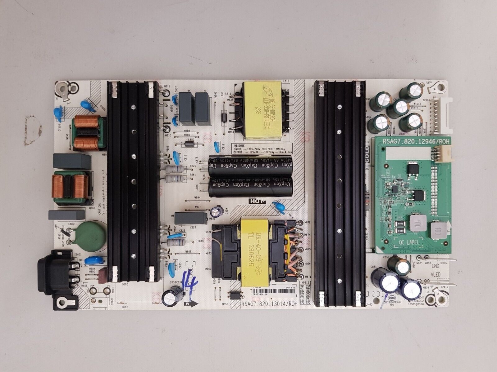 GENUINE HISENSE 55U7KAU POWER SUPPLY BOARD RSAG7.820.13014 332852