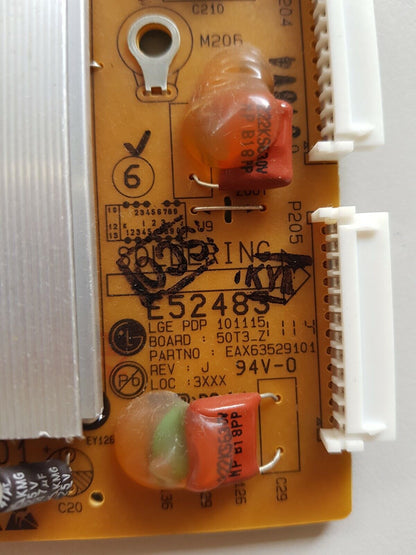 GENUINE LG 50PT250 Z-SUSTAIN BOARD EBR71736301 EAX63529101