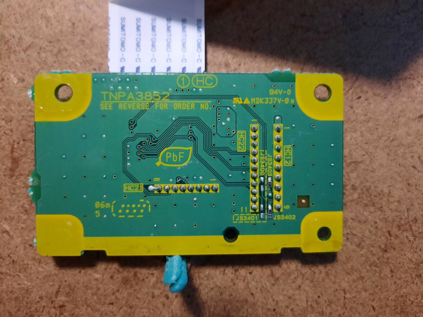 GENUINE PANASONIC TH42PA60A  HC Board - TNPA3852 (1)(HC)