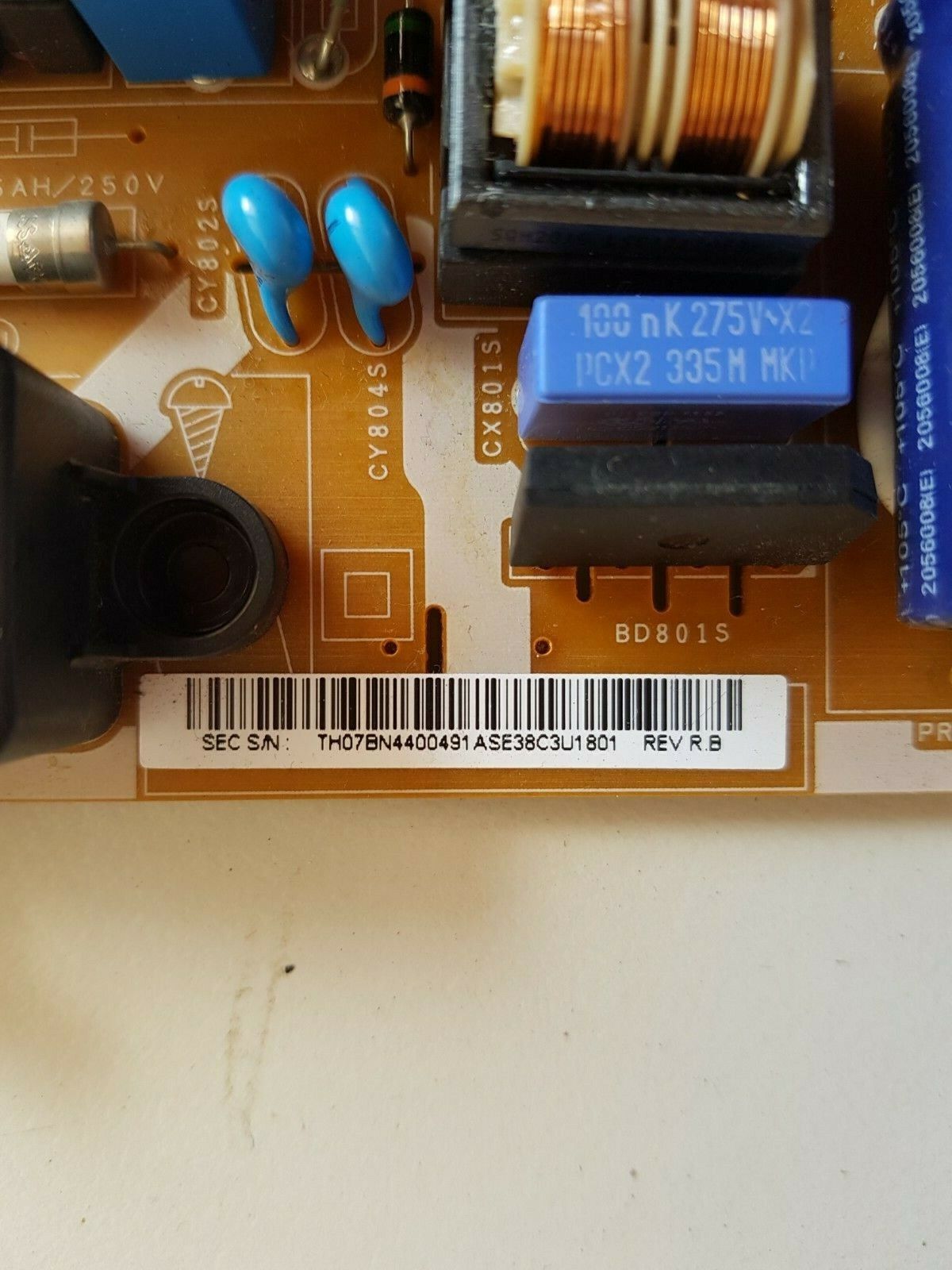 GENUINE Samsung UA26EH4000F Power Supply Board BN44-00491A PSLF360A04A