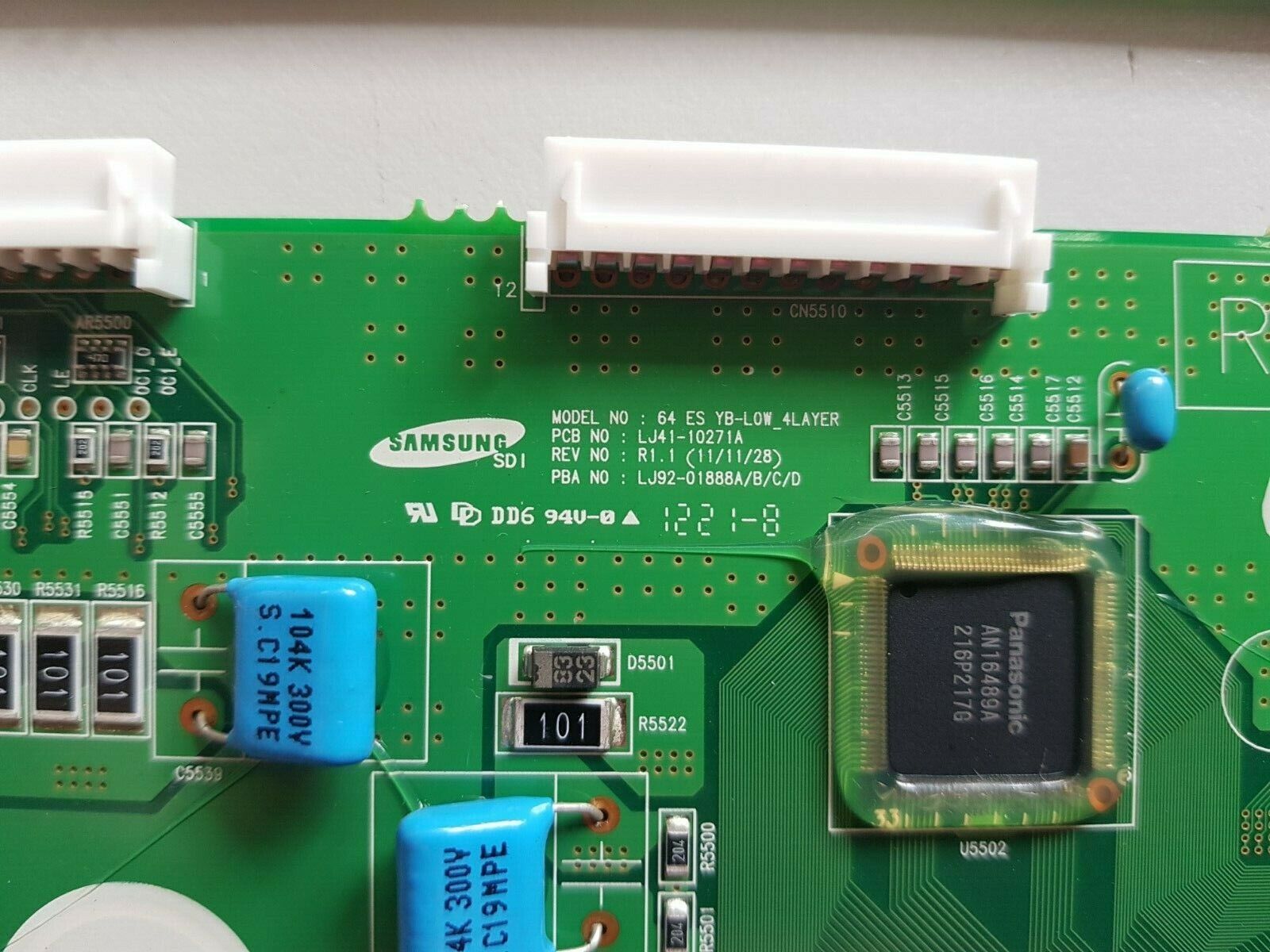 GENUINE SAMSUNG PS64E550 Y-BUFFER LOW BOARD LJ41-10271A LJ92-01888A