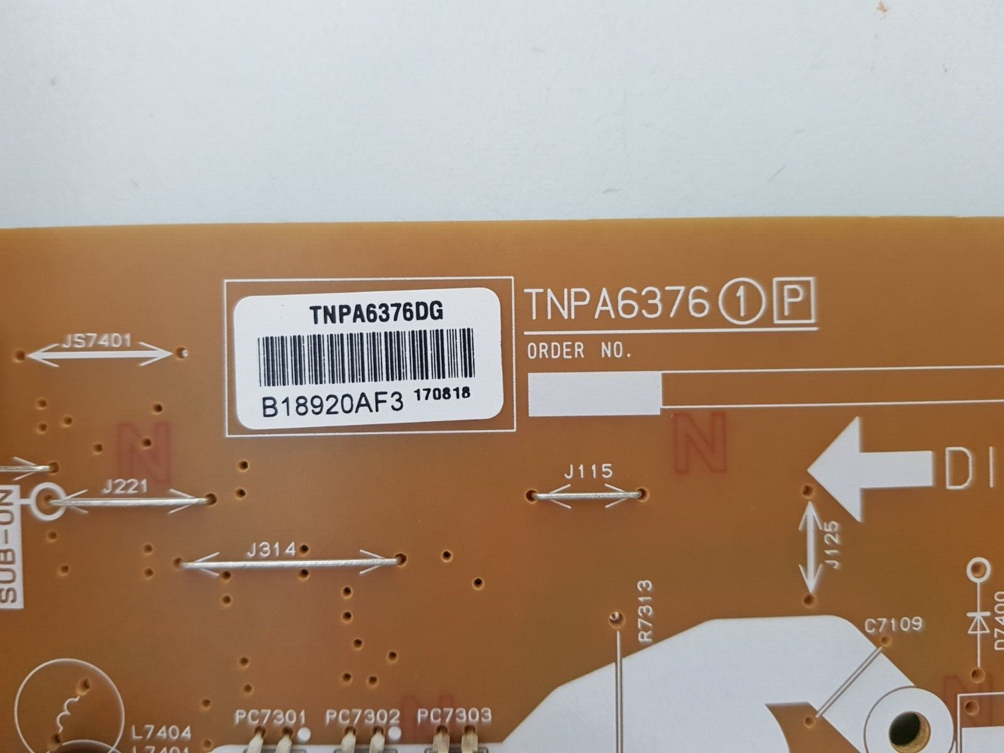 GENUINE PANASONIC TH- 55EX640Z POWER SUPPLY BOARD TNPA6376 (1)[P]