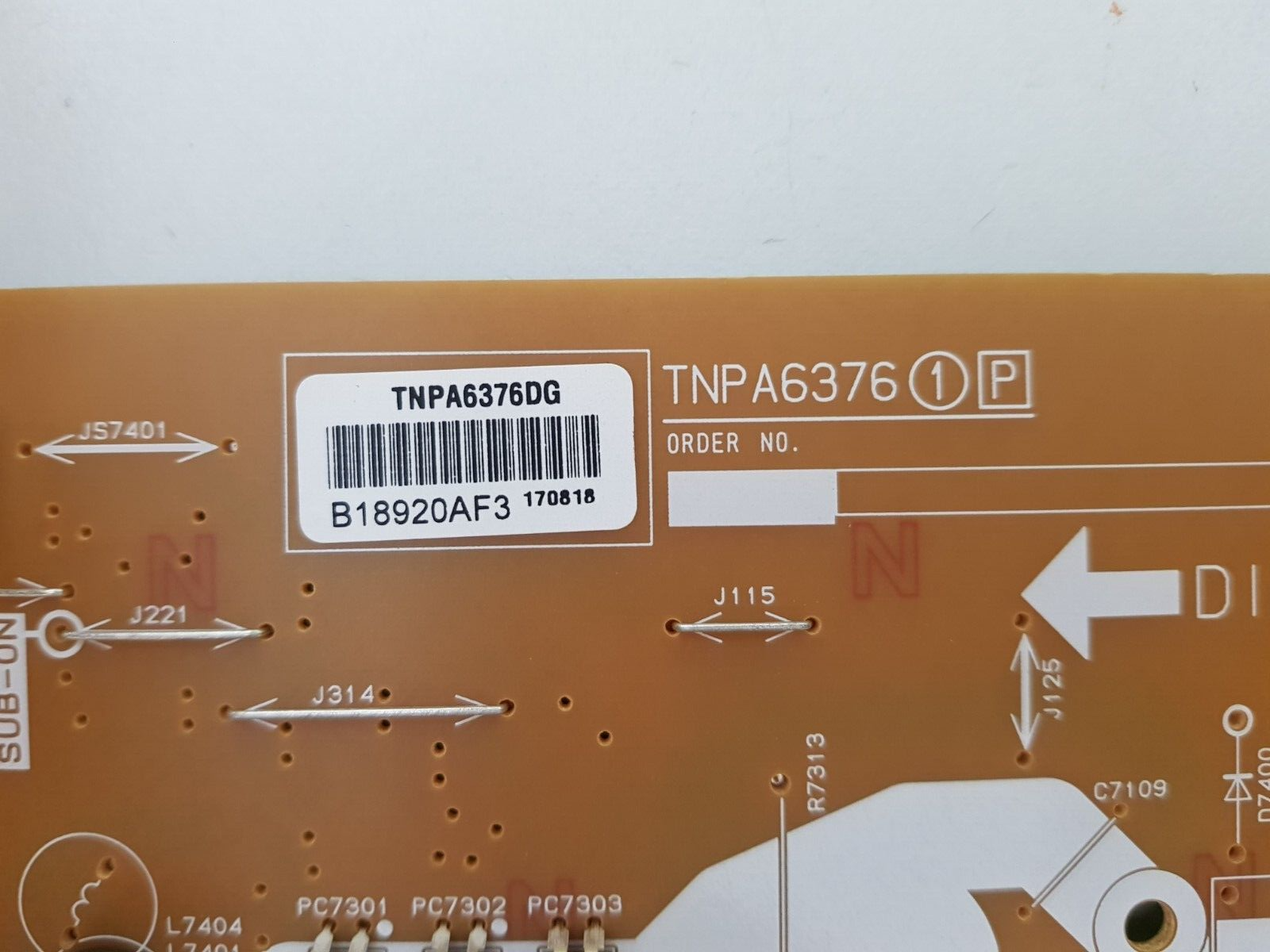 GENUINE PANASONIC TH- 55EX640Z POWER SUPPLY BOARD TNPA6376 (1)[P]